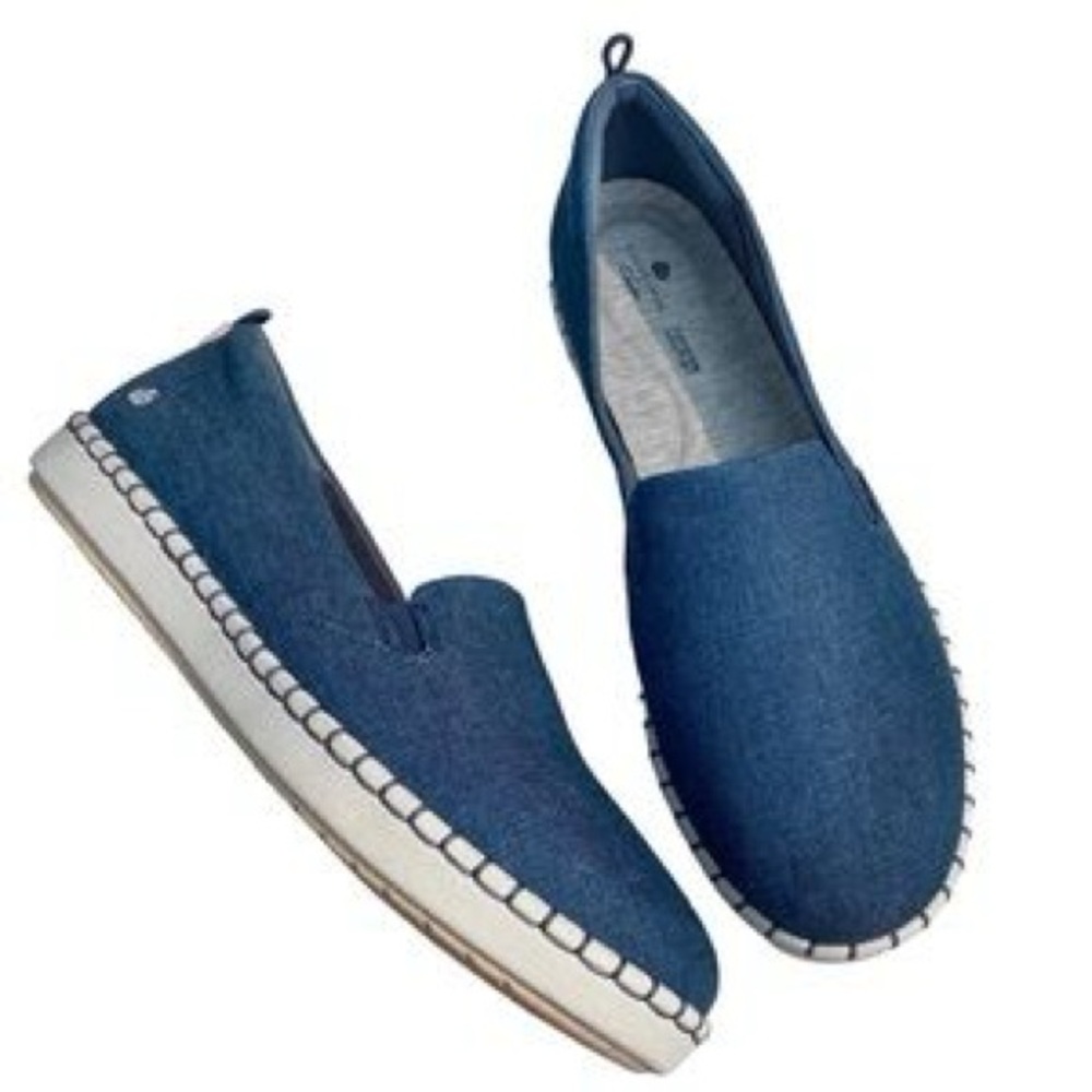 Blue Slip-On Shoes